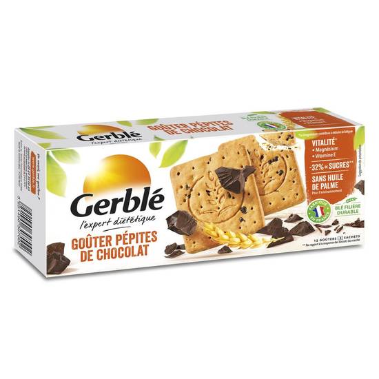 Biscuits aux pépites de chocolat Gerble 250g