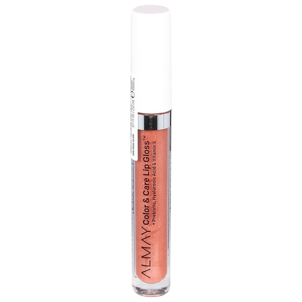 Almay Color & Care Lip Gloss, 200 Rose Glow (0.1 fl oz)