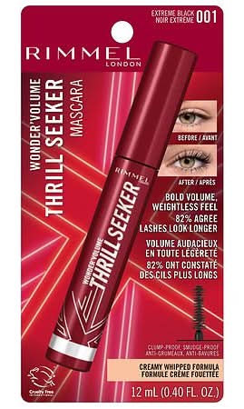Rimmel Thrill Seeker Volume Mascara, Extreme Black (12 ml)