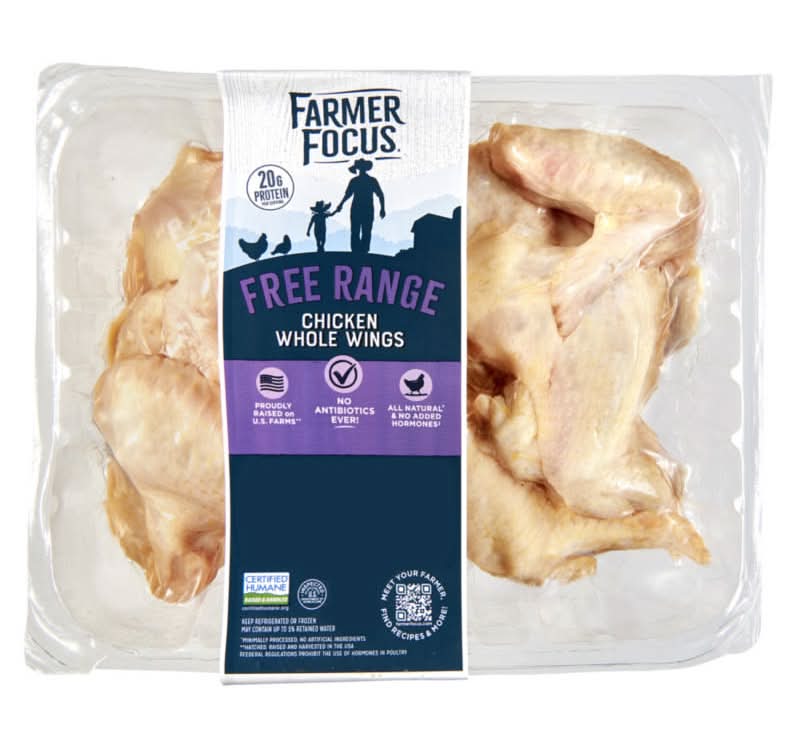 Farmer Focus Whole Chicken Wings, per lb