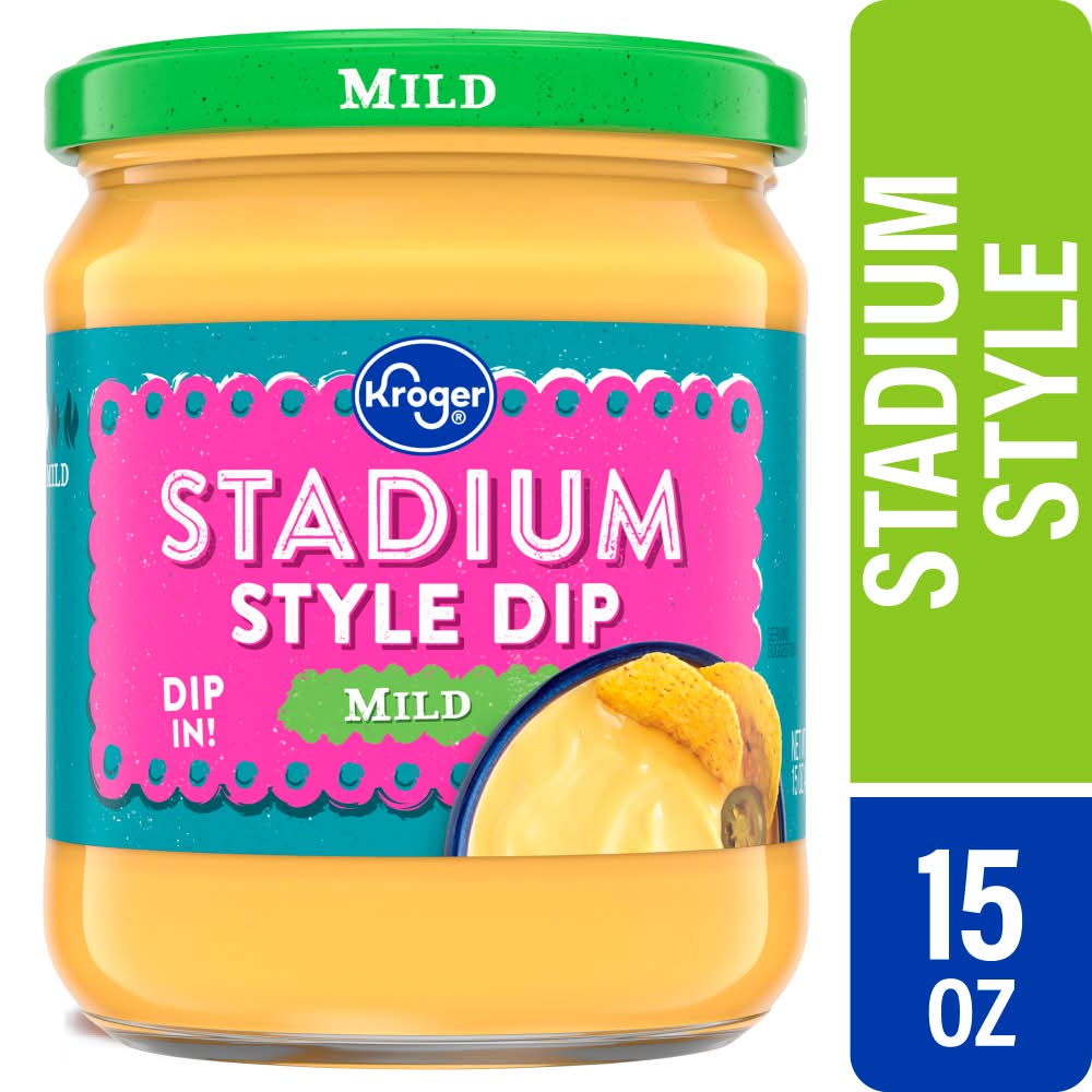 Kroger Mild Cheddar Cheese Dip, Stadium Style (15 oz)