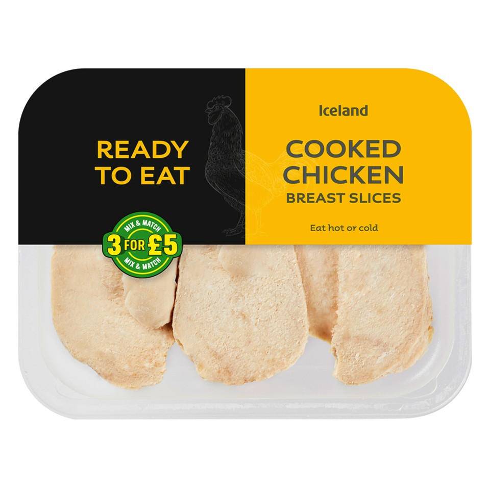 Iceland Cooked Chicken Breast Slices