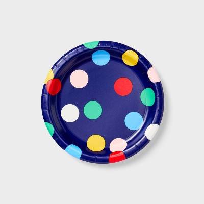 Spritz Confetti Dots Snack Plates (20 ct)