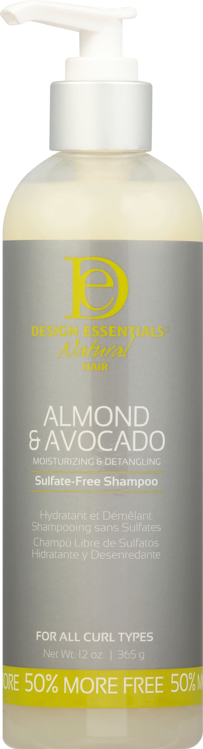 Design Essentials Almond & Avocado Shampoo (12 fl oz)