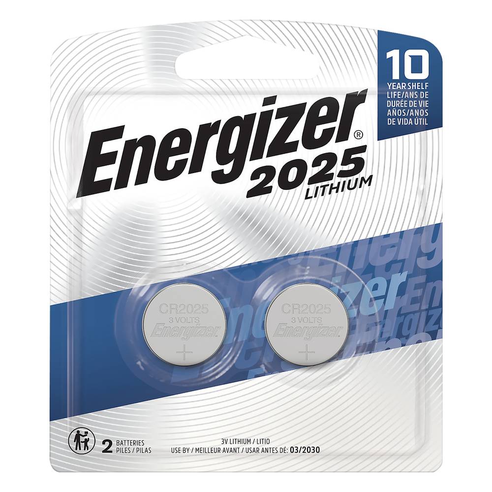 Energizer Lithium 2025 3v Batteries