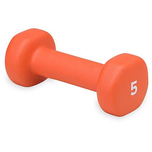 Gaiam Restore Neoprene Hand Weight, Single Weight, 5LB - 1.0 ea
