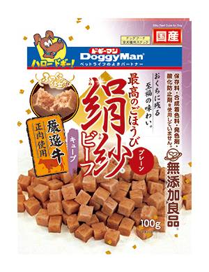 【DoggyMan】犬用絹紗牛肉方塊100g#20825393