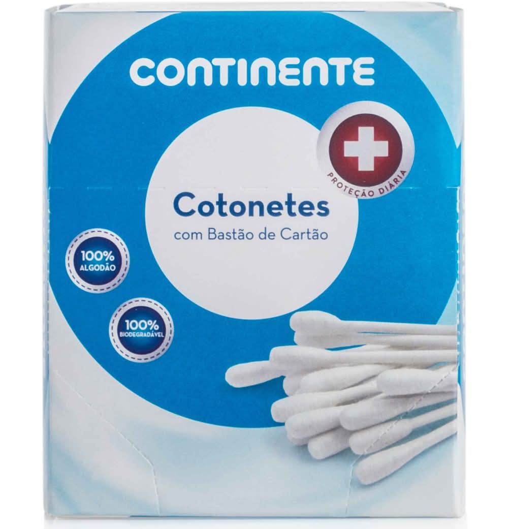 Cotonetes Continente (emb. 300 un)