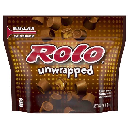 Rolo Creamy Caramels in Milk Chocolate Unwrapped (7.6 oz)