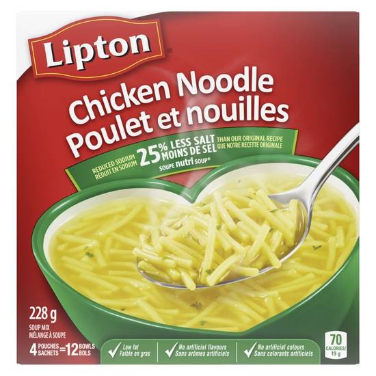 Lipton Chicken Noodle Soup Mix (4 x 57 g)