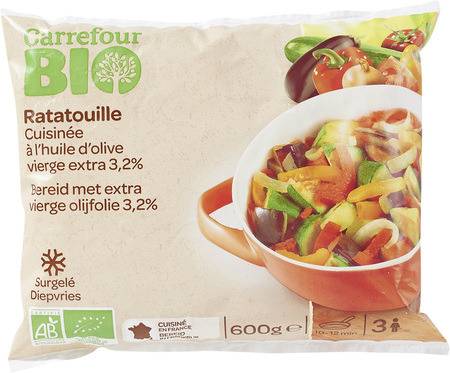 Carrefour légumes cuisinés ratatouille