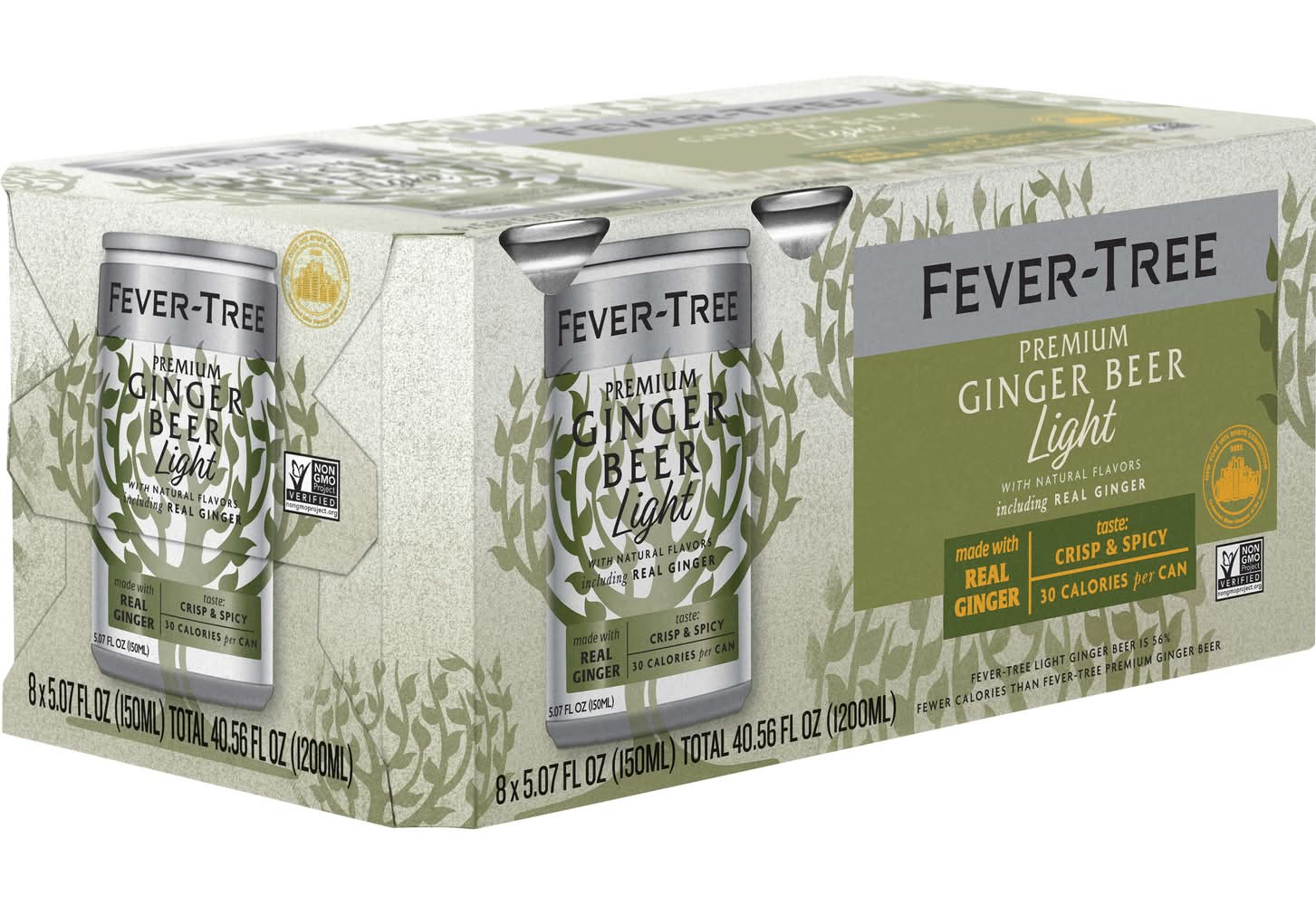 Fever-Tree Premium Ginger Light Beer (8 x 5.07 fl oz)