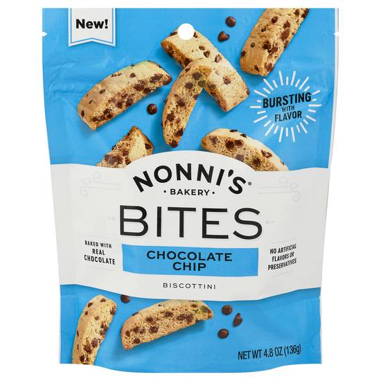 Nonni's Biscotti Cookie Bites (chocolate chip)