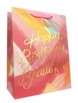 Spritz Happy Birthday Beautiful Gift Bag, Medium