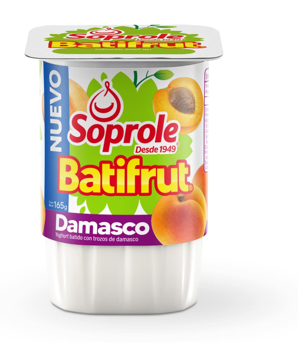 Soprole · Batifrut yogur batido - Damasco (165 g)