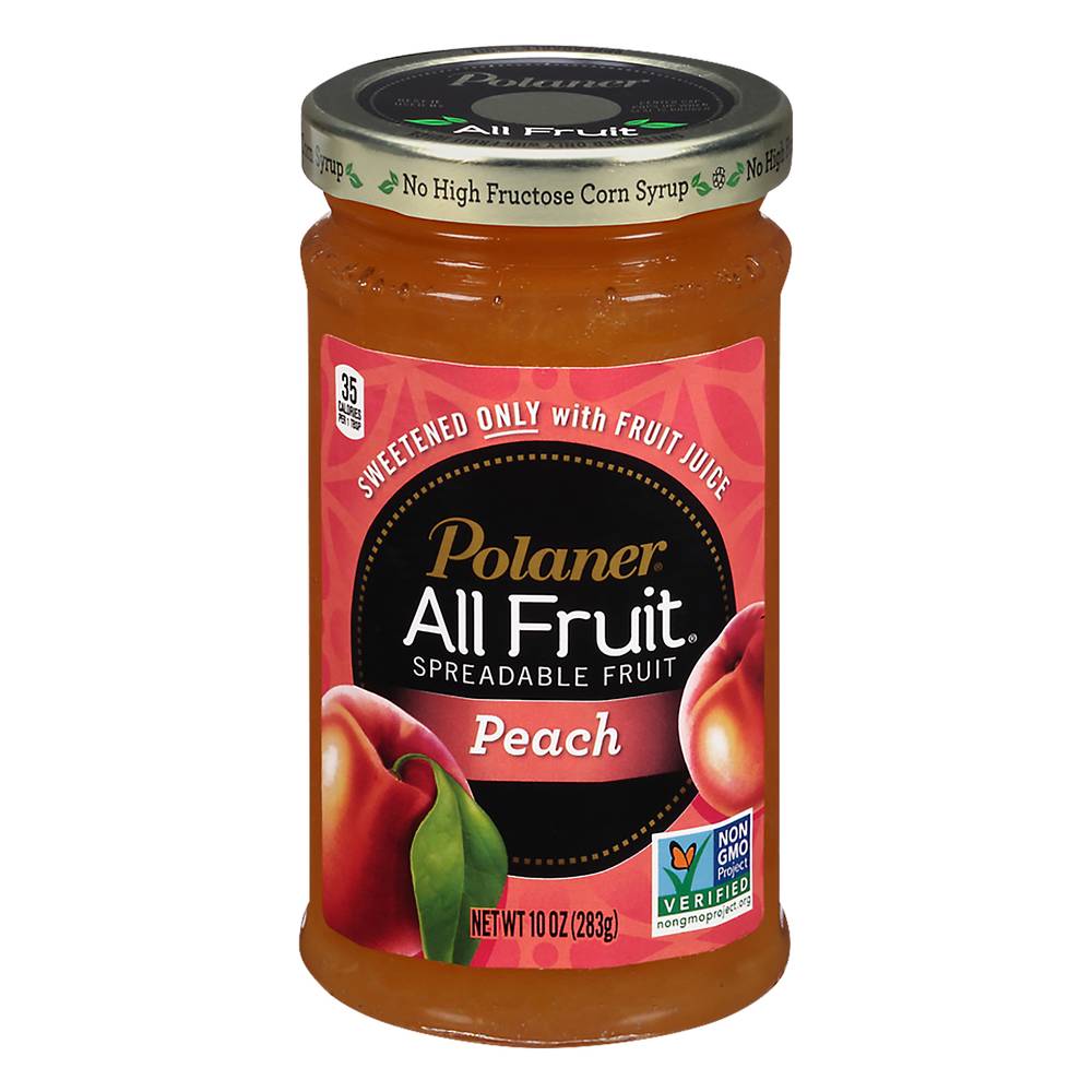 Polaner Peach Spreadable Fruit (10 oz)