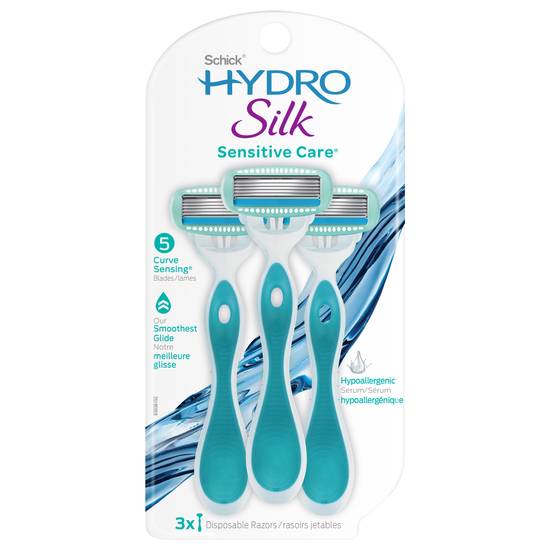 Schick Hydro Silk Sensitive Care Razors (3 ct)