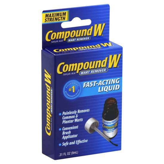 Compound W Fast Acting Liquid Wart Remover