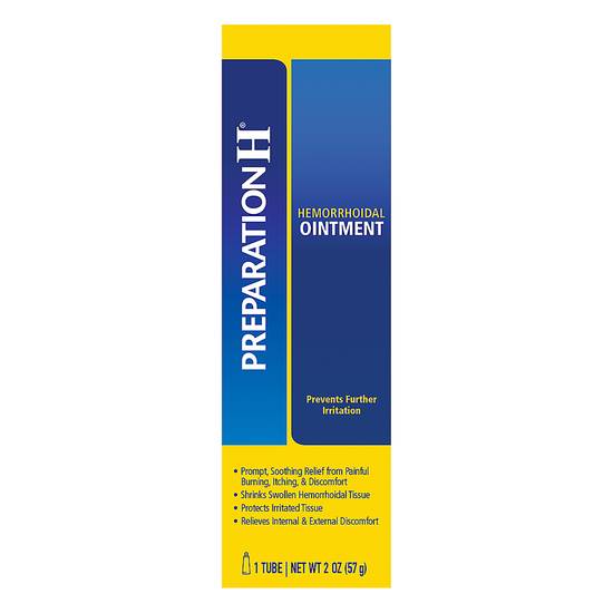 Preparation H Itching Burning & Discomfort Relief Symptom Treatment Hemorrhoidal Ointment Tube