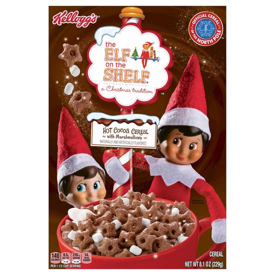 The Elf on the Shelf Hot Cocoa Cereal With Marshmallow