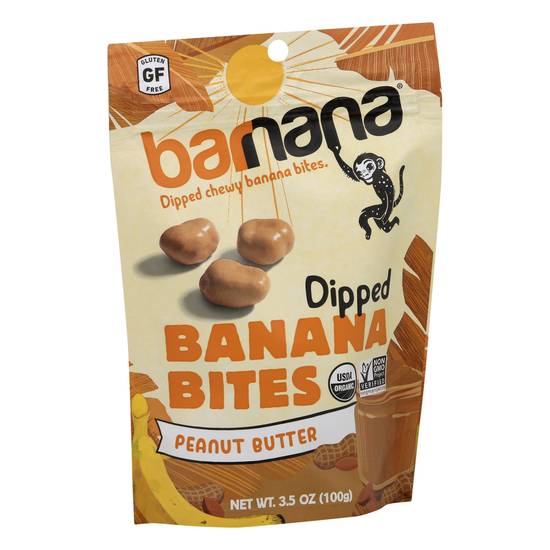 Barnana Organic Peanut Butter Dipped Banana Bites (3.5 oz)