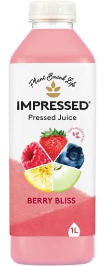 Impressed Plant Based Life Pressed Juice, Berry Bliss (1L)