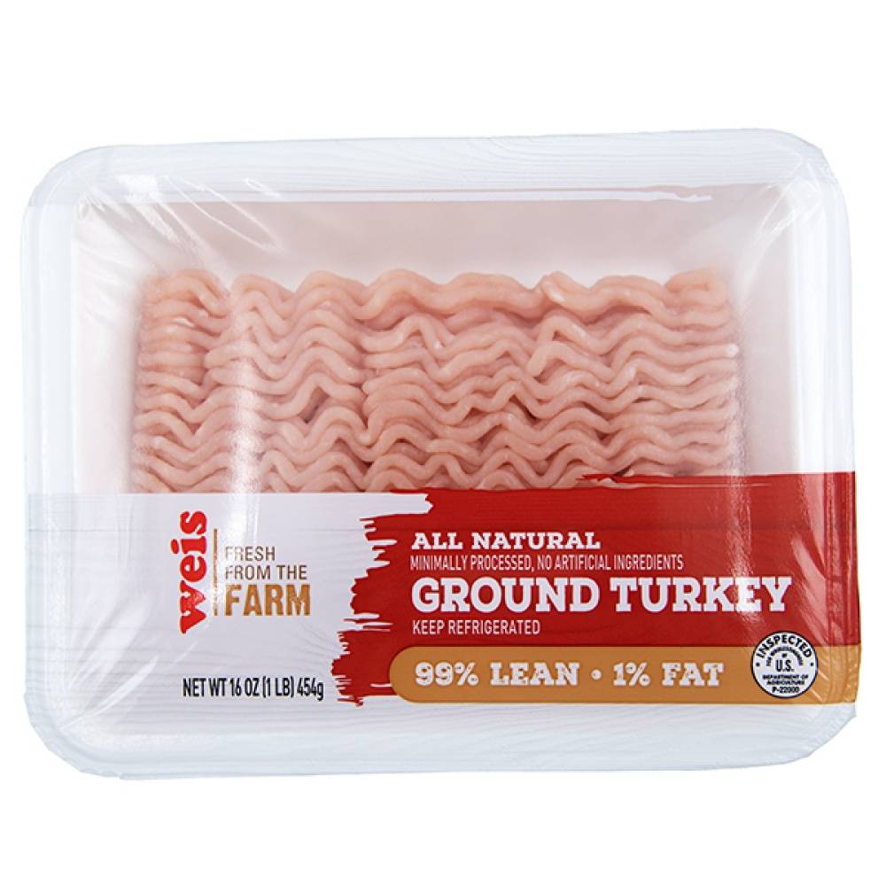 Weis Fresh Farm 99% Lean Ground Turkey (16 oz)