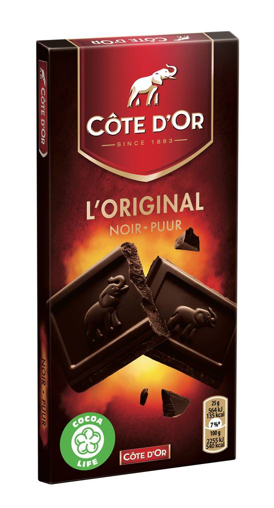 Côte D'or - Tablette de chocolat noir