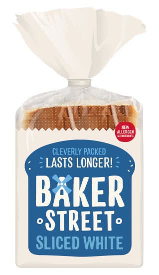 Baker Street Sliced White Bread (550g)