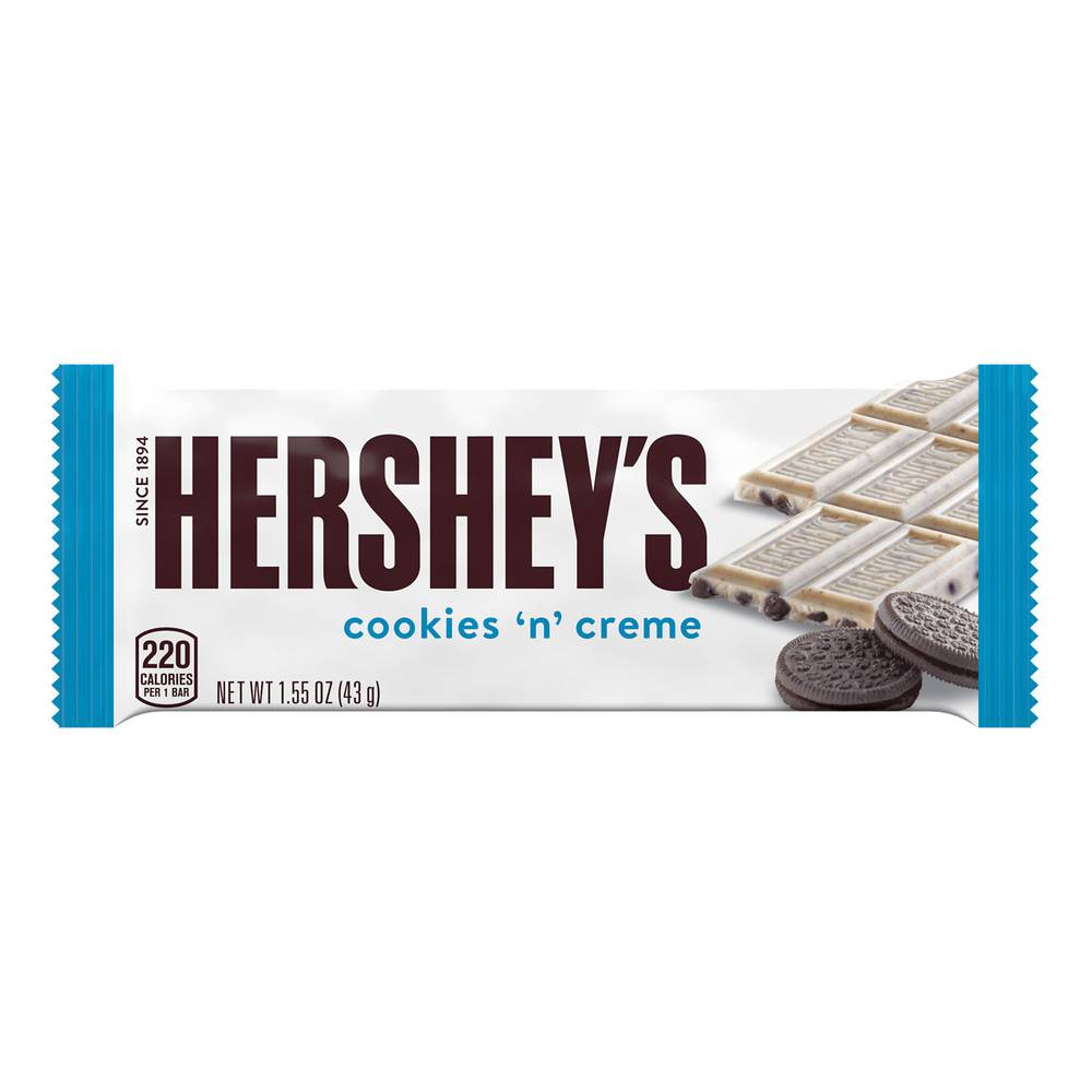 Hershey's Candy Bar, Cookies-Creme (1.55 oz)