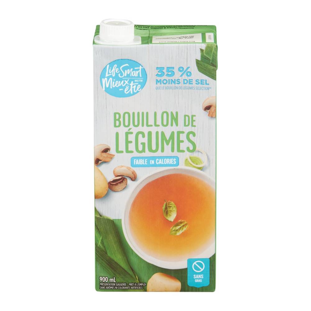 Life Smart Bouillon de légumes réduit en sel