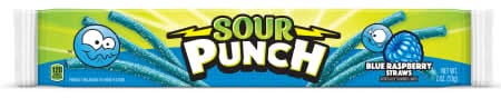 Sour Punch Straws® Blue Raspberry Candy 2oz