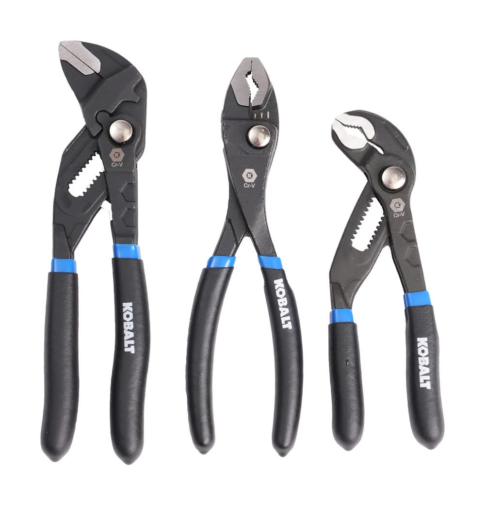 Kobalt Water Pump and Pliers Wrench Mini plier set 3 - Pack