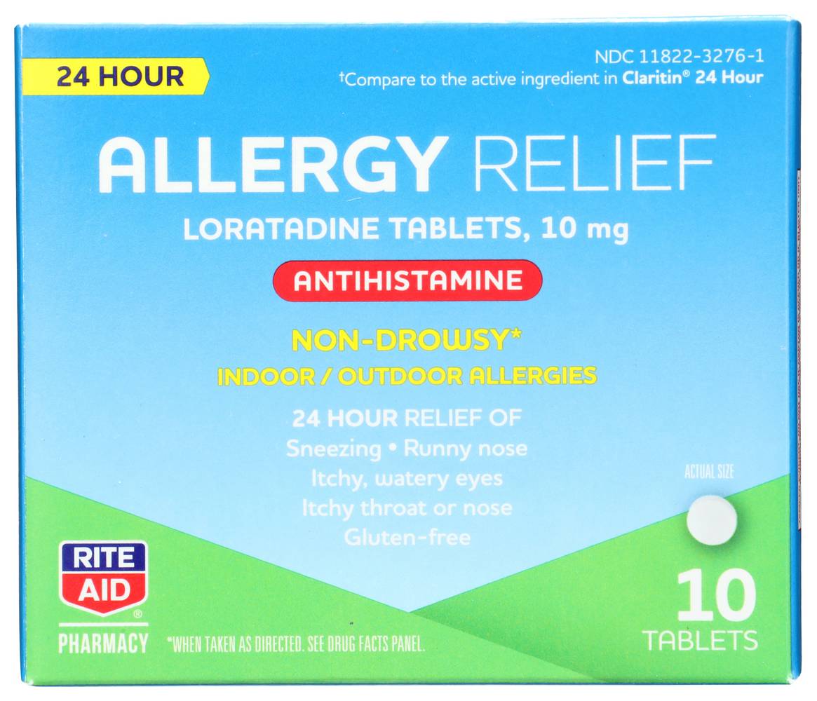 Rite Aid Loratadine 10mg Tablets (10 ct)