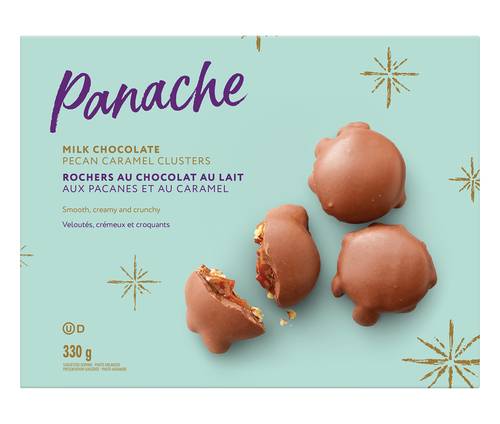 Panache Creamy Crunchy Milk Chocolate Pecan Clusters (330 g)