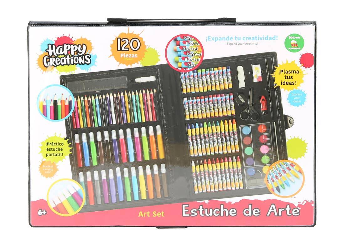 Happy creations estuche de arte (120 un)