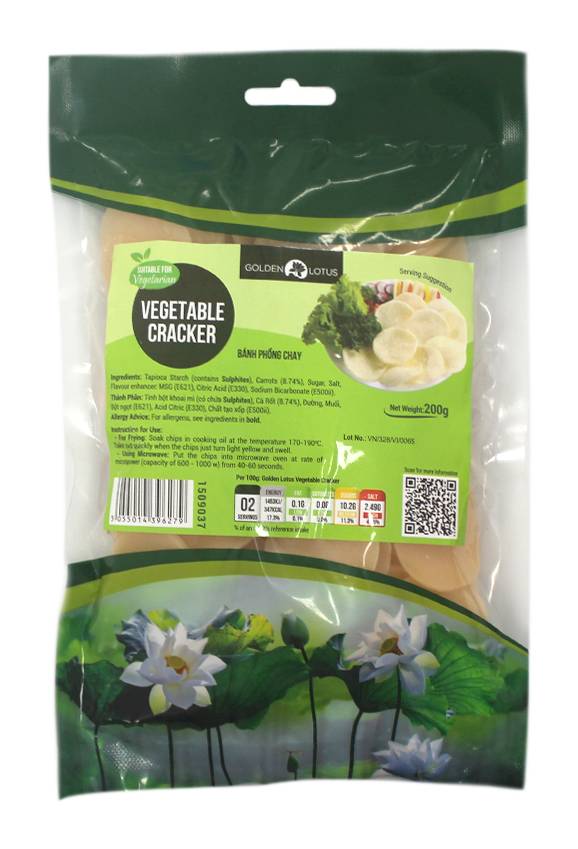 Golden Lotus Vegetable Cracker (200g)