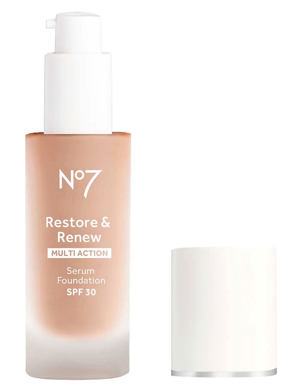 No7 Restore & Renew Multi Action Serum Foundation Porcelain 630N 30Ml