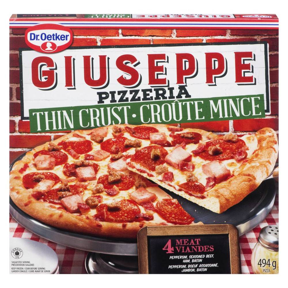 Dr. Oetker Thin Crust 4 Meat Pizza (494 g)