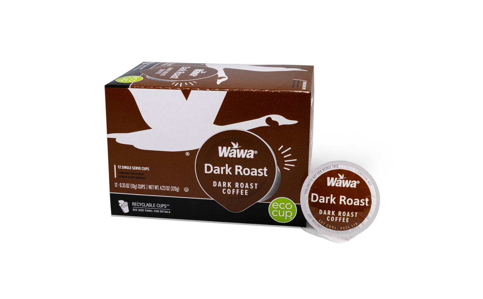 Wawa Single Cups Dark Roast Coffee (0.35 oz, 12 ct)