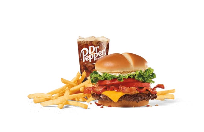 Maple Candied Bacon Cheeseburger Combo