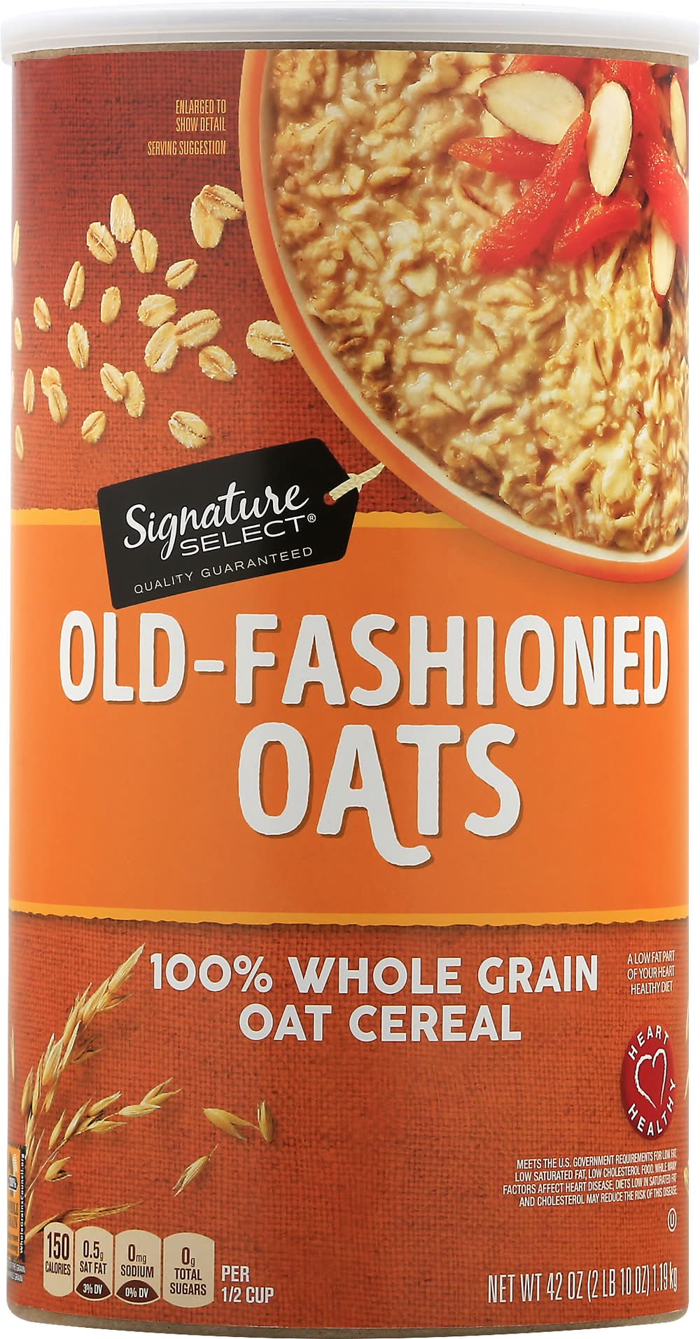 Signature Select Whole Grain Old-Fashioned Oats (42 oz)