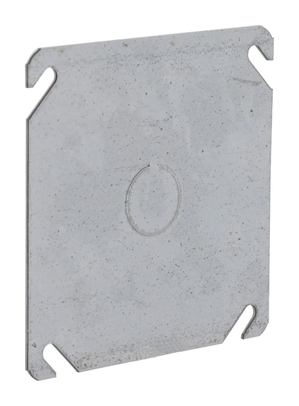 Hubbell 2 -Gang Square Gray Metal Electrical Box Cover