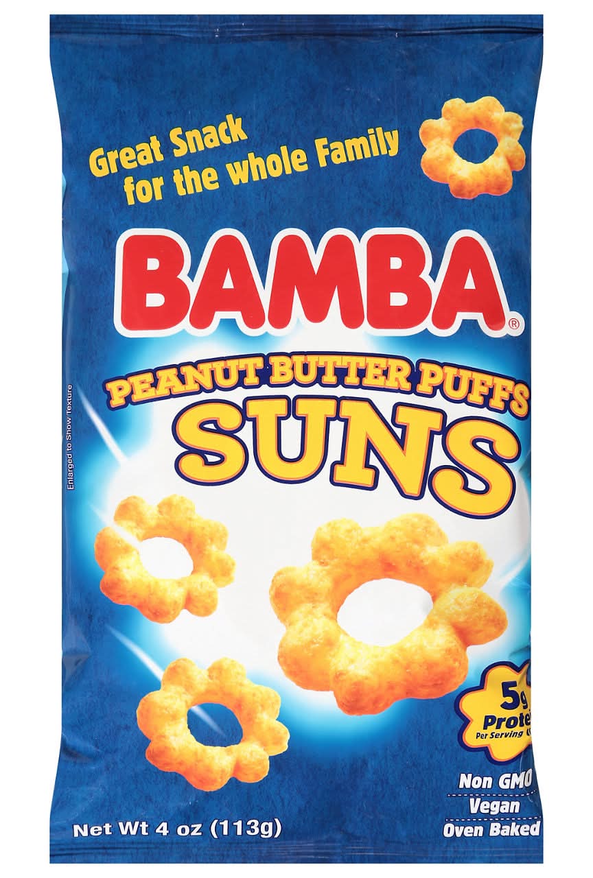 Bamba Suns Peanut Butter Puffs