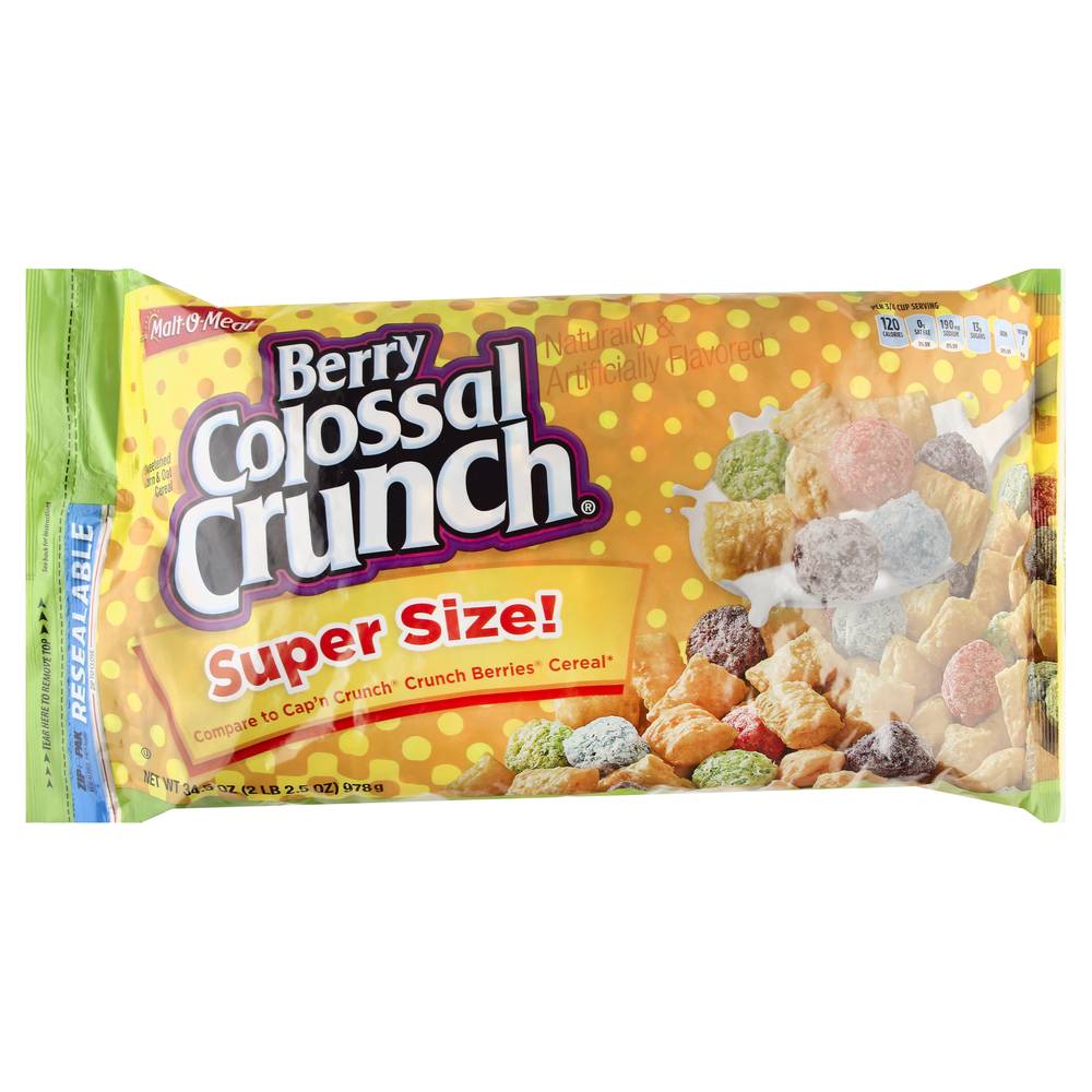 Malt-O-Meal Berry Colossal Crunch Cereal