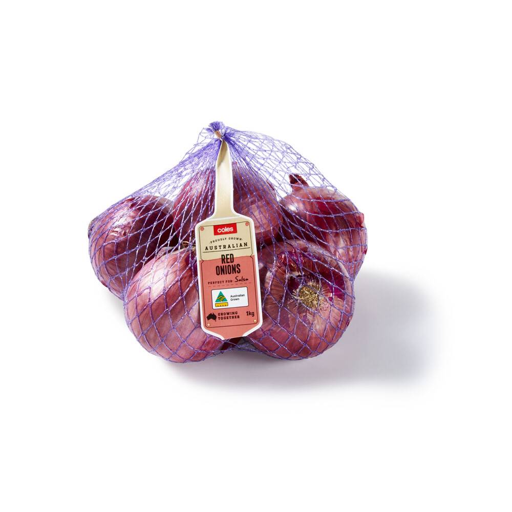 Coles Red Onion 1 Kg 1kg