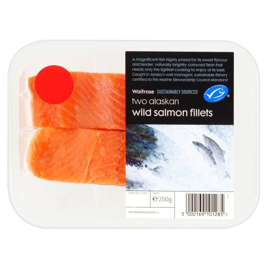 Waitrose Two Alaskan Wild Salmon Fillets (2 ct)