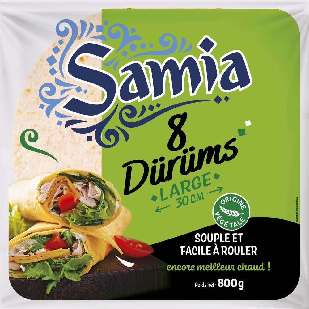 Samia - Pain tortillas dürüm spécial kebab, 30 cm (8)