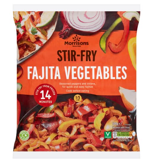 Morrisons Stir-Fry Fajita Vegetables (500g)