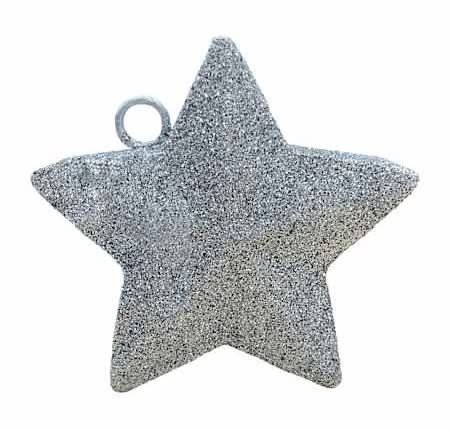 Star Shaped Balloon Weight Silver